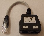 CAT5e data port doubler
